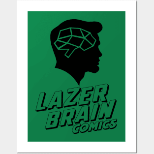 LAZER BRAIN COMICS! Posters and Art